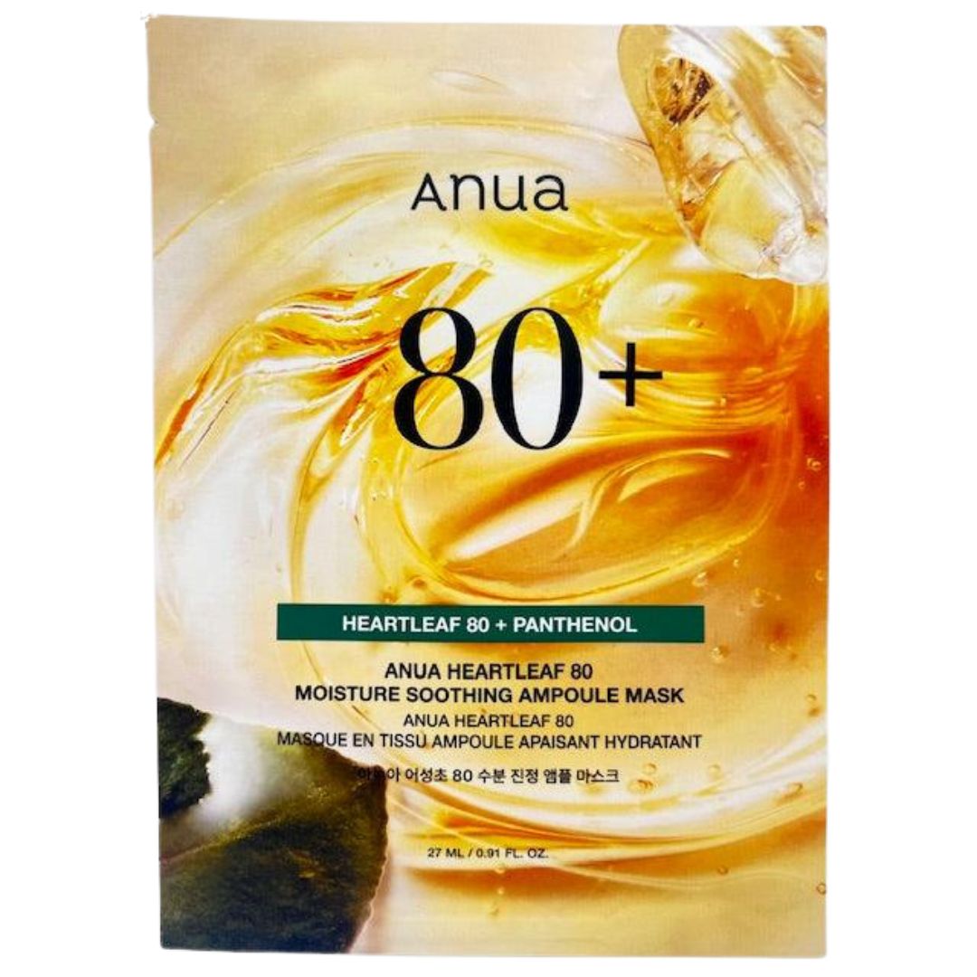 Anua - Heartleaf 80 Percent Ampoule Mask (27ml x 1 Sheet)