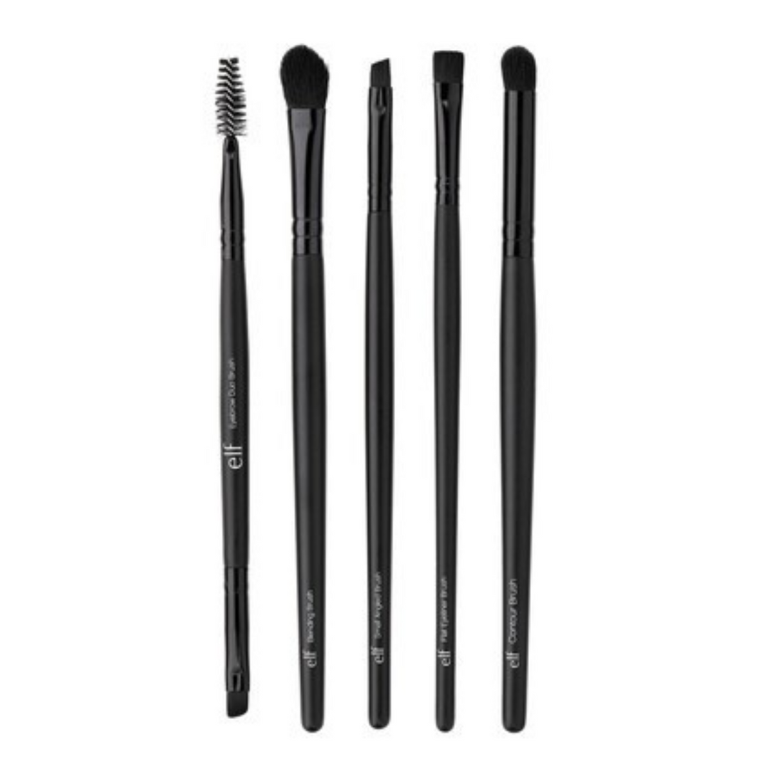 e.l.f. 5-Piece Eye Brush Set – Define, Blend & Perfect