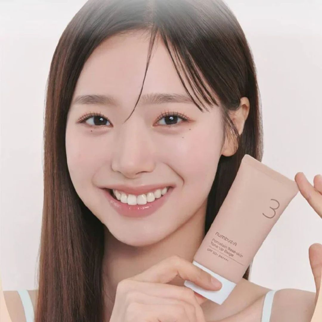Numbuzin No.3 Porcelain Base-skip Tone Up Beige 50ml
