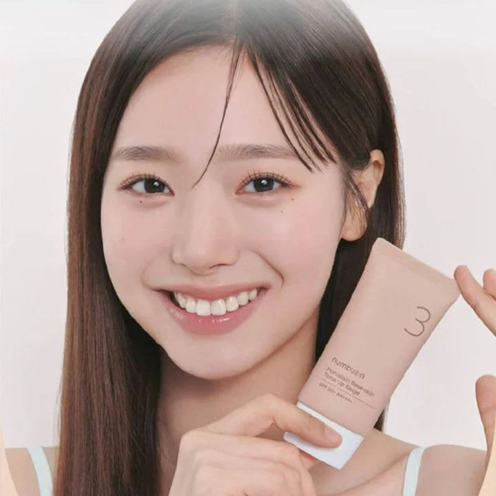 Numbuzin No.3 Porcelain Base-skip Tone Up Beige 50ml