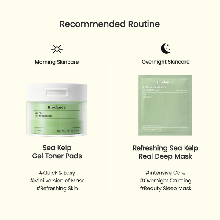 Biodance Sea Kelp Gel Toner 60 Pads