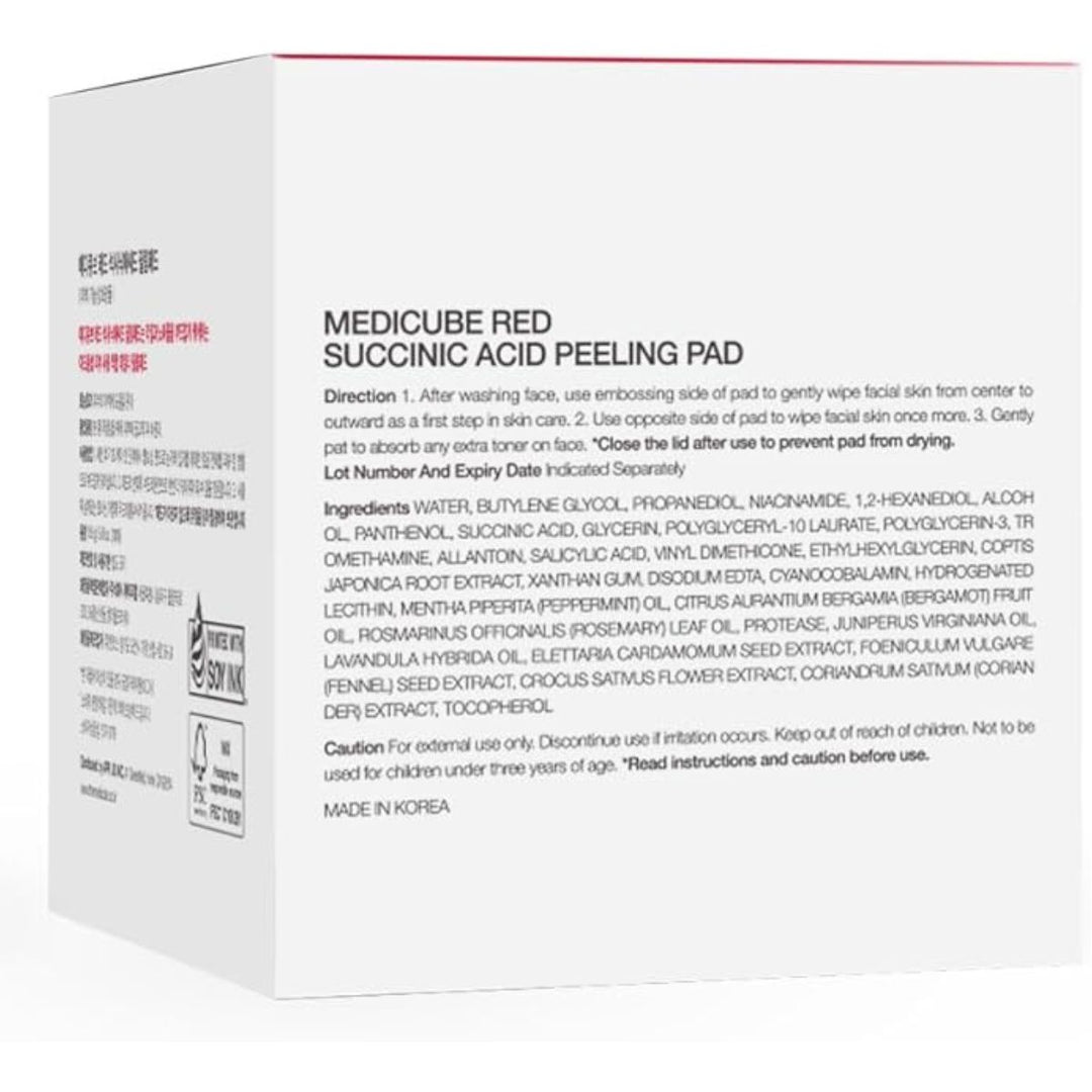 Medicube Red Succinic Peeling Pad 2024 (70ea / 155g)