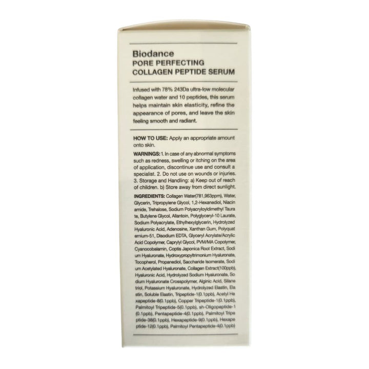 Biodance - Pore Perfecting Collagen Peptide Serum 30ml