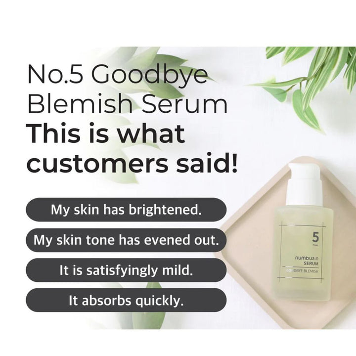 NUMBUZIN - No.5 Goodbye Blemish Serum 50ml