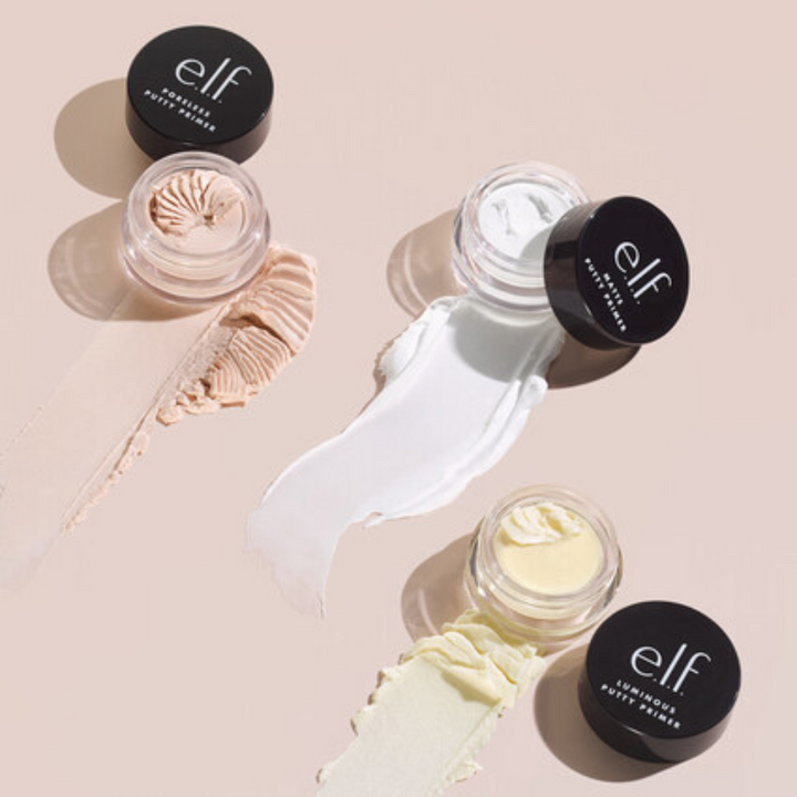 e.l.f. Putty Primer Trio Set – Matte, Luminous & Poreless
