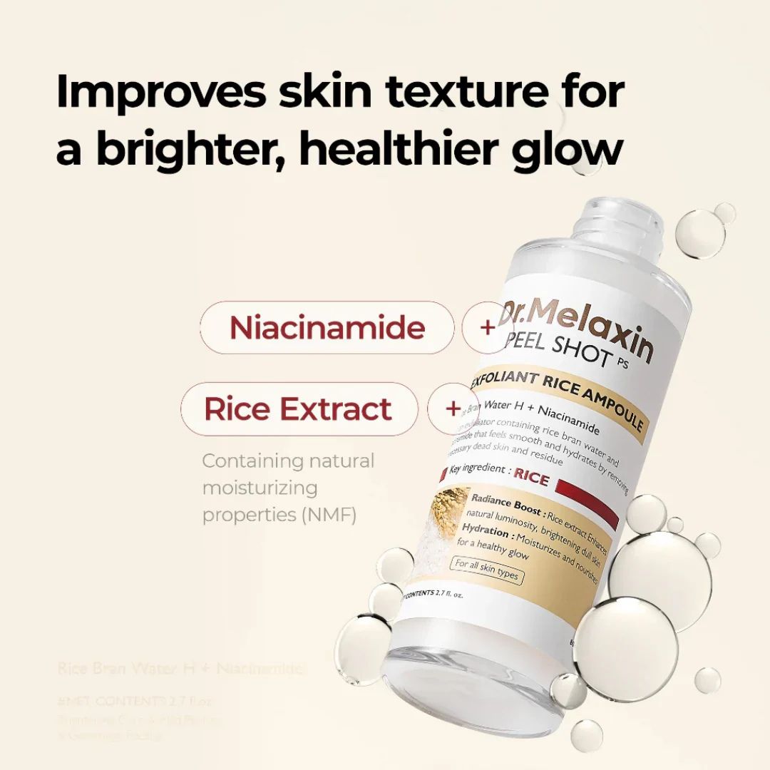 Dr. Melaxin - Peel Shot Exfoliating White Rice Ampoule 80ml