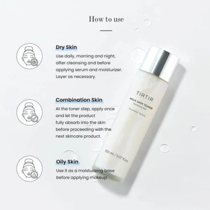 TIRTIR - Milk Skin Toner 150ml