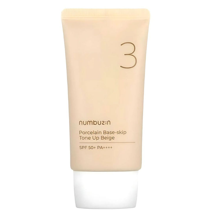 Numbuzin No.3 Porcelain Base-skip Tone Up Beige 50ml
