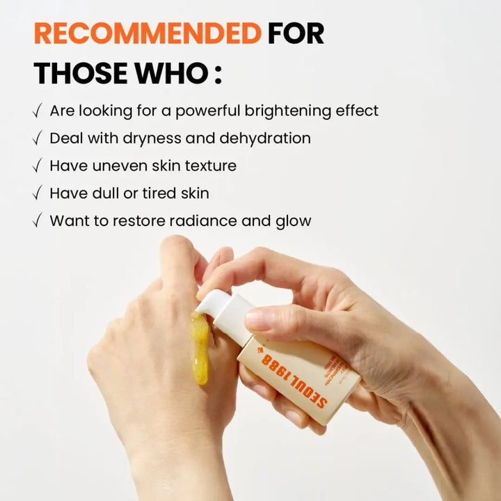 K-Secret - SEOUL 1988 GLOW SERUM : NIACINAMIDE 15% + YUJA K-Secret