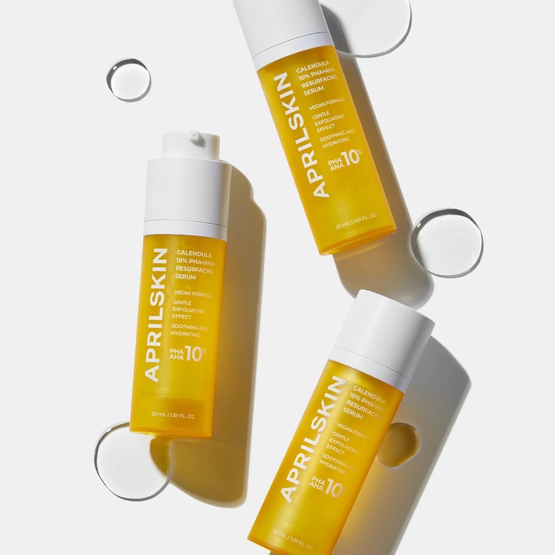 APRILSKIN - Calendula 10% PHA AHA Resurfacing Serum 30ml