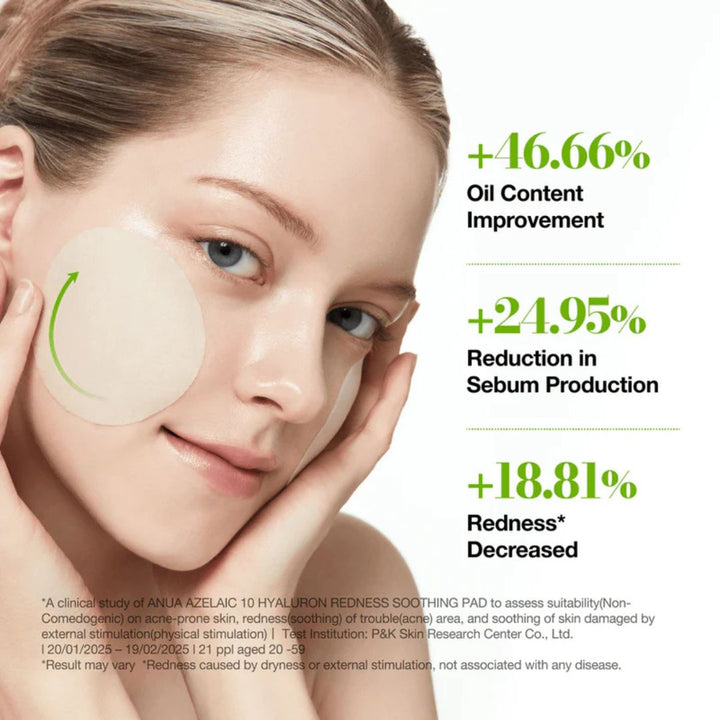 Anua - Azelaic 10 Hyaluron Redness Soothing Pad (90 Pads, 230ml)