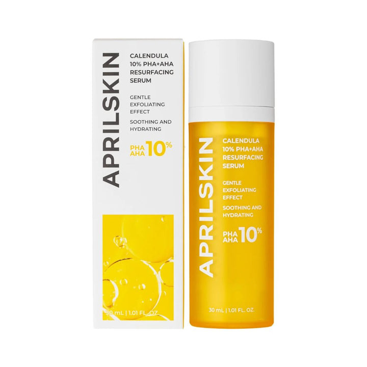 APRILSKIN - Calendula 10% PHA AHA Resurfacing Serum 30ml