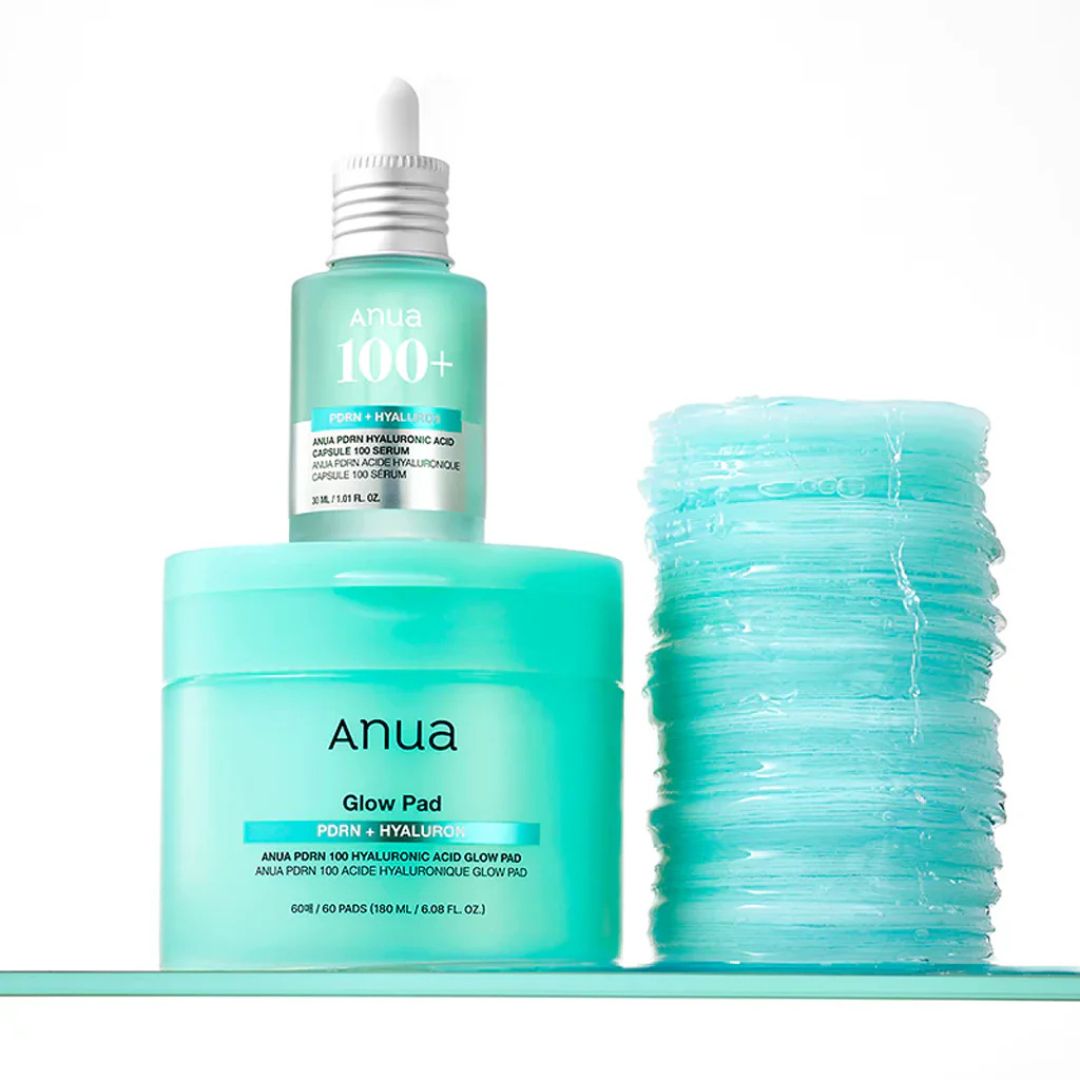 Anua - PDRN 100 Hyaluronic Acid Glow Pad (60 Pads, 180ml)