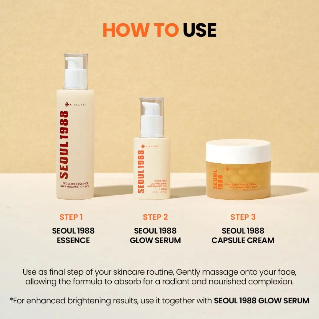 K-Secret - SEOUL 1988 Capsule Cream : Niacinamide 5% + Yuja K-Secret