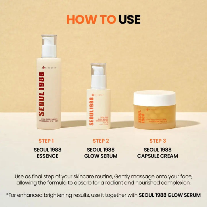 K-Secret - SEOUL 1988 Capsule Cream : Niacinamide 5% + Yuja K-Secret