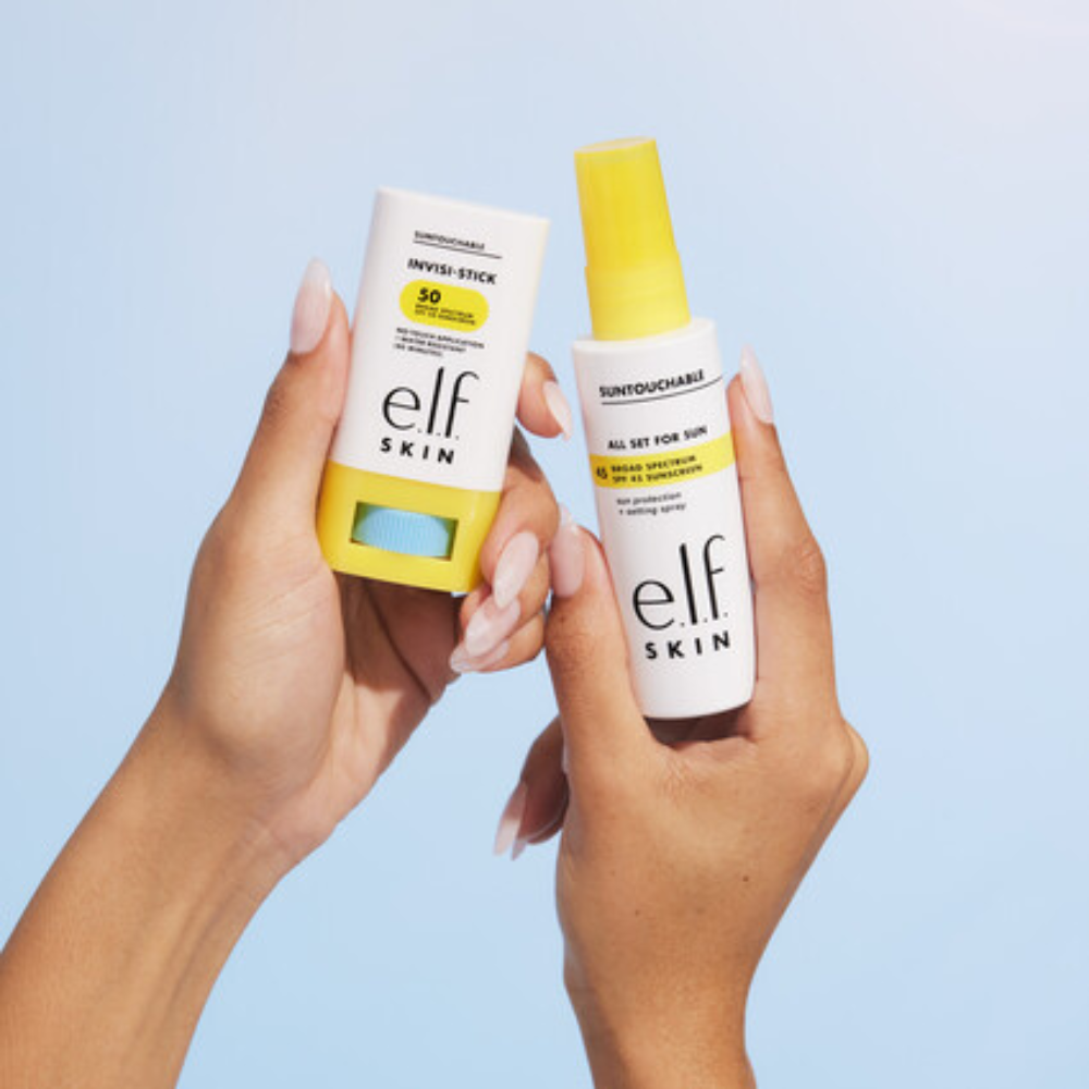 e.l.f. SKIN Suntouchable! Invisi-Stick SPF 50 – Clear Face Sunscreen Stick