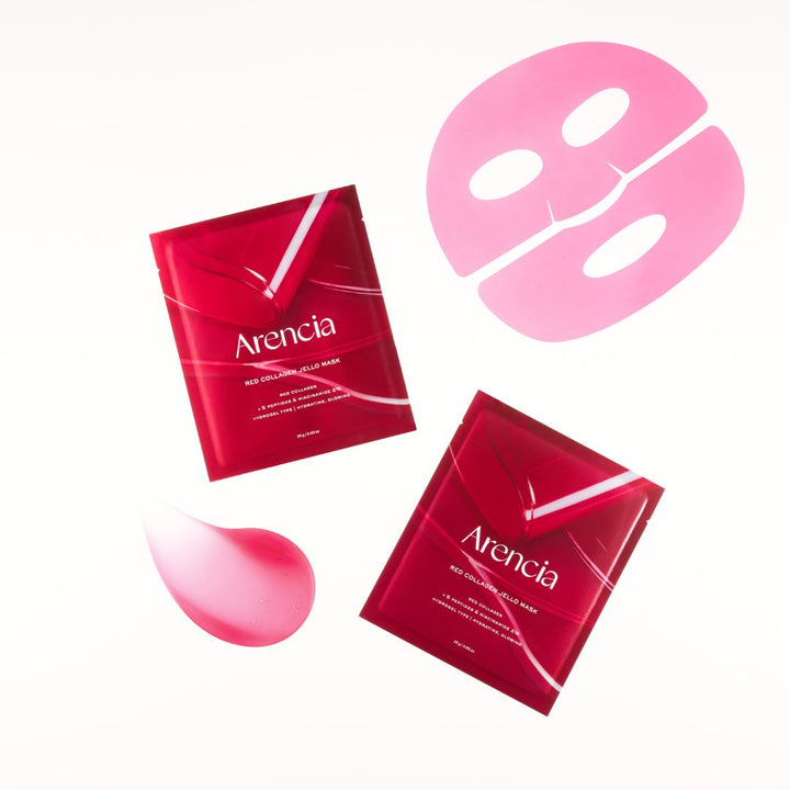 Arencia Red Collagen Jello Mask (4ea x 25g)