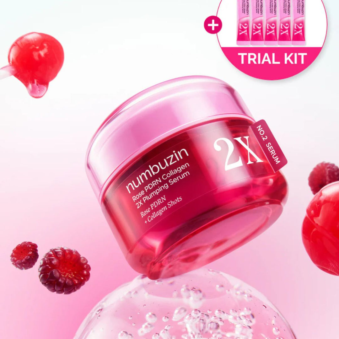 Numbuzin No.2 Rose PDRN Collagen 2X Plumping Serum 30ml