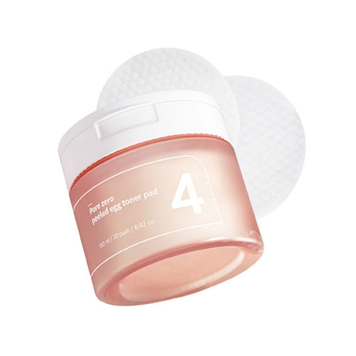 Numbuzin No.4 Pore Zero Peeled Egg Toner Pad 190ml/70pads