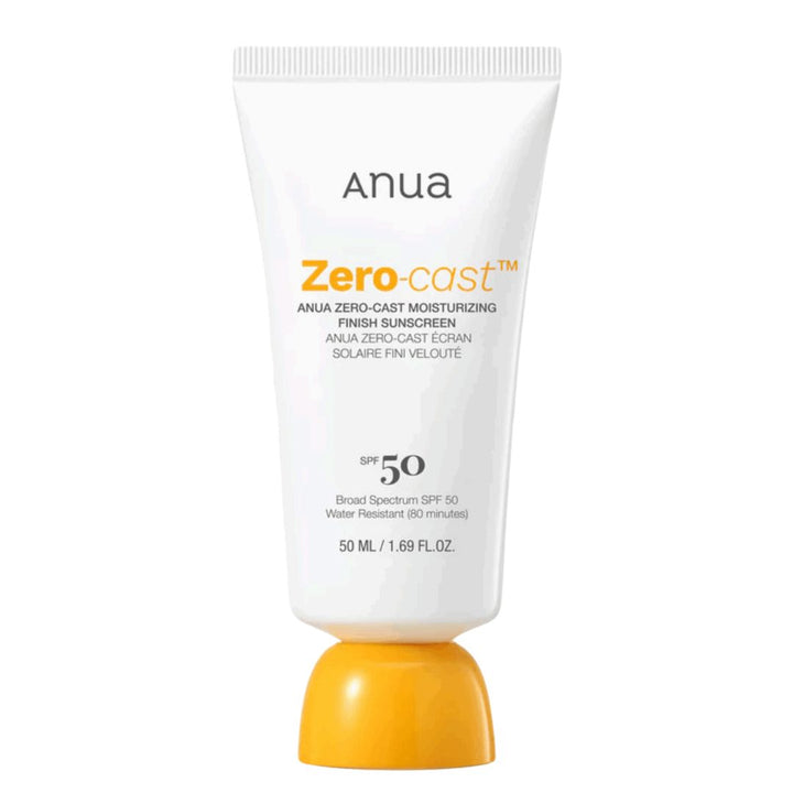 Anua Zero-Cast Moisturizing Finish Sunscreen SPF50+ PA++++ 50ml