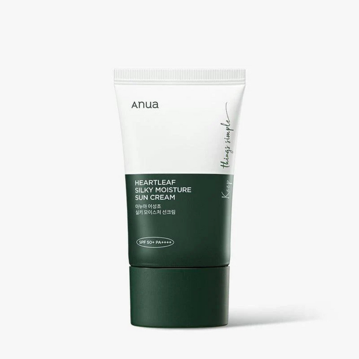 ANUA - Heartleaf Silky Moisture Sun Cream SPF50+ PA++++ 50ml