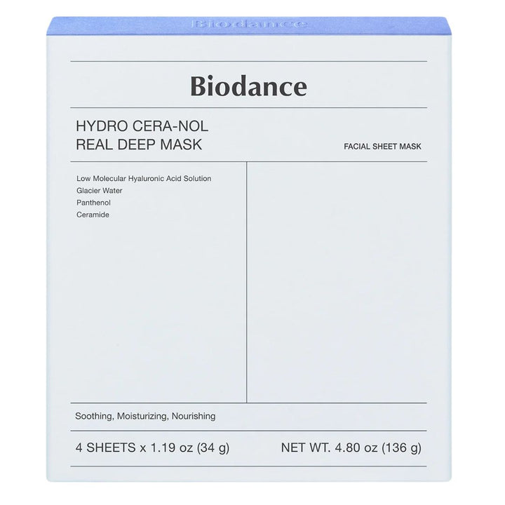Biodance Hydro Cera-Nol Real Deep Beauty Mask 1Box (34g*4ea)