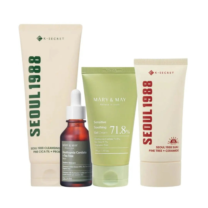 Starter Kit for Sensitive Skin (4-Step Routine) RuZu Beauty