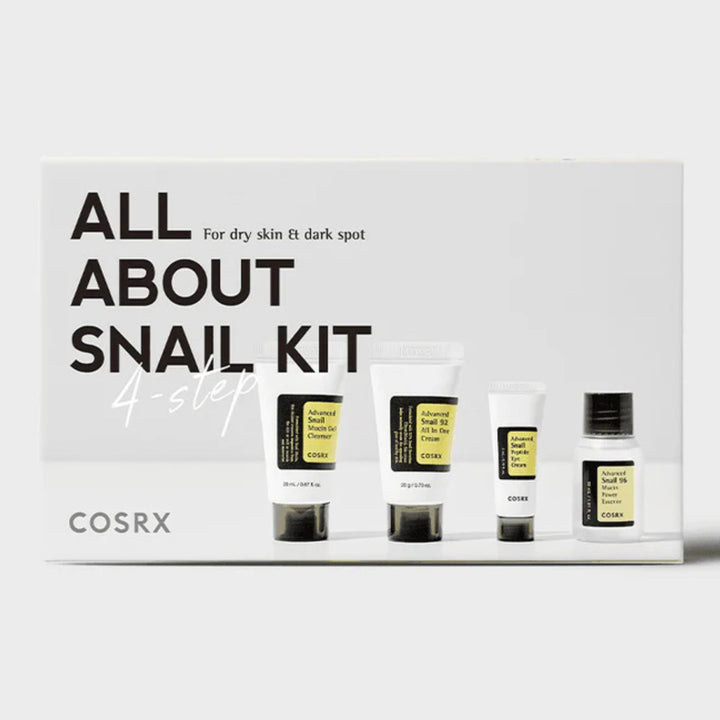 COSRX All About Snail Kit – Advanced Snail Kit (4-Piece Travel Set)