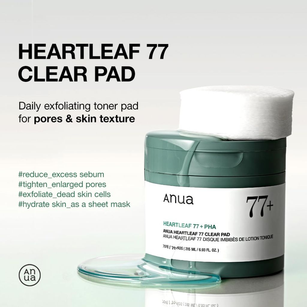 ANUA - Heartleaf 77 Clear Pad (70 Pads)