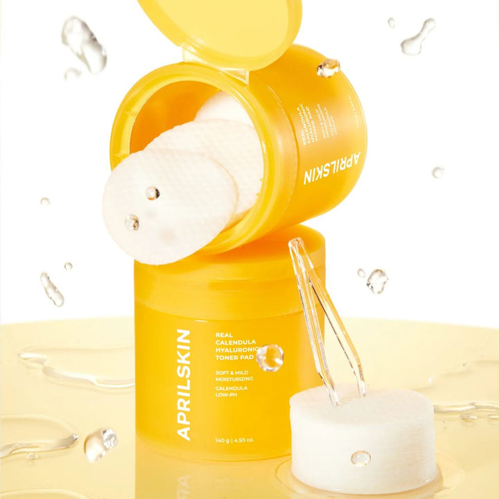 APRILSKIN - Calendula PHA Hyaluronic Toner Pads 140g 60 Pads