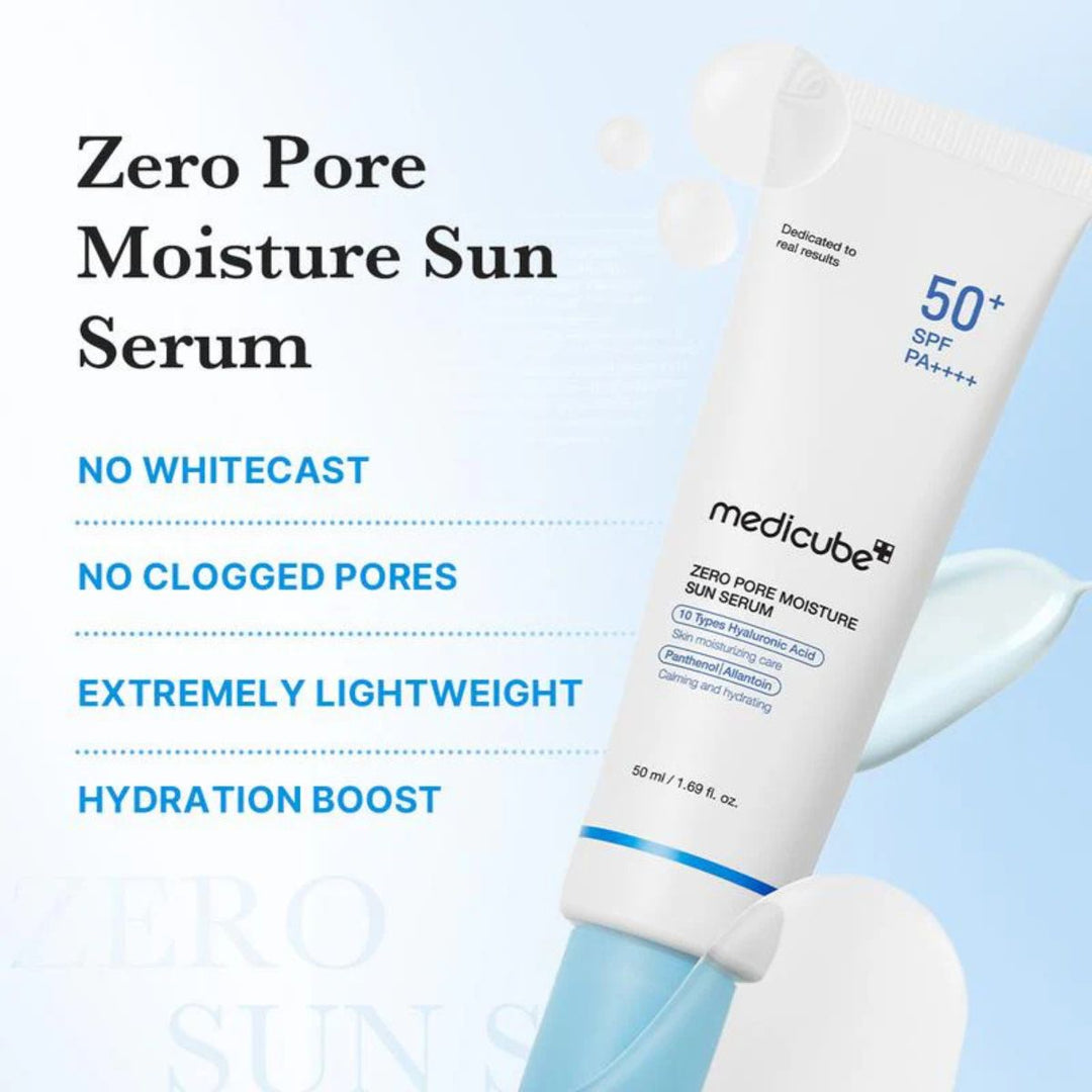 Medicube – Zero Pore Hydrating Sun Serum 50ml