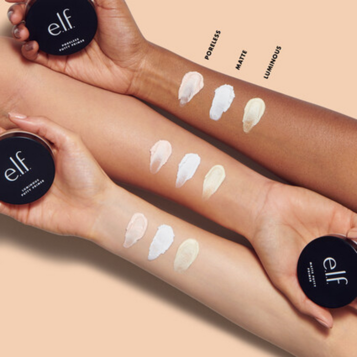 e.l.f. Putty Primer Trio Set – Matte, Luminous & Poreless