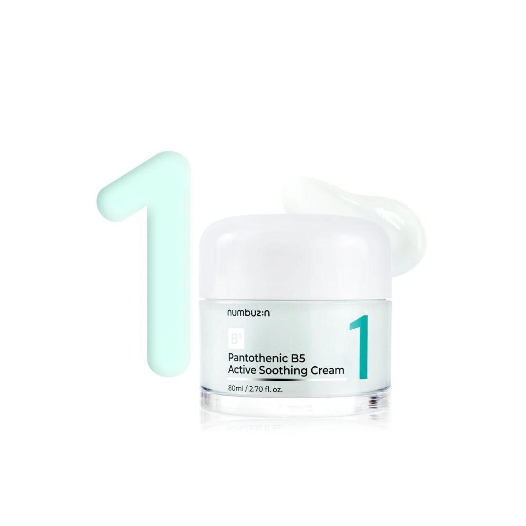 Numbuzin No.1 Pantothenic B5 Active Soothing Face Cream 80ml