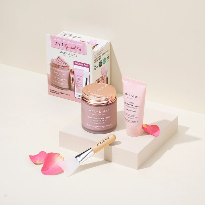 Mary&May Vegan Rose Hyaluronic Mask Special Set (125g+30g)