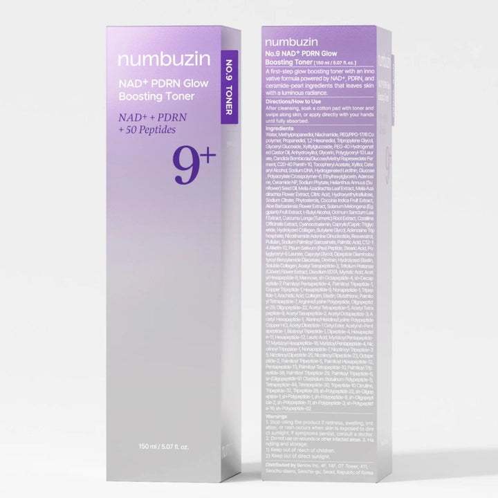 NUMBUZIN - No.9+ NAD+ PDRN Glow Boosting Toner 150ml