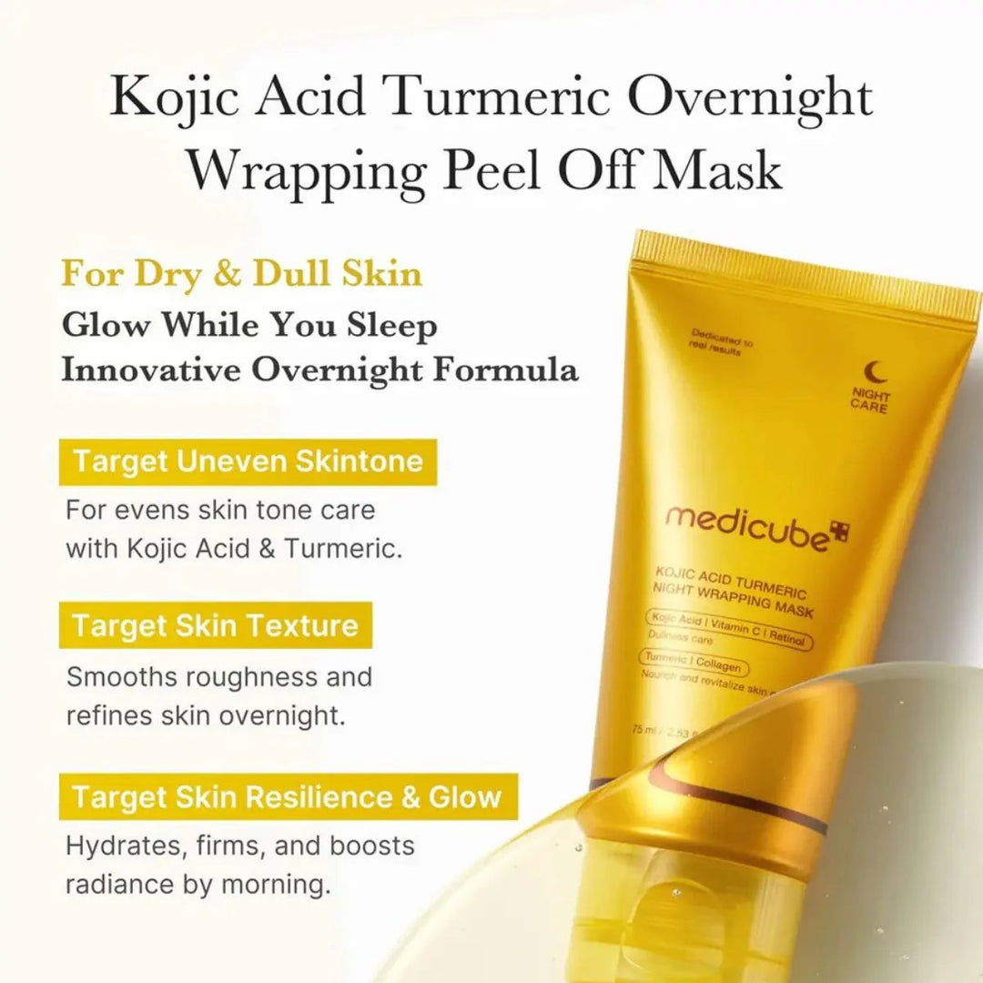 Medicube – Kojic Acid Turmeric Night Wrapping Mask 75ml Medicube