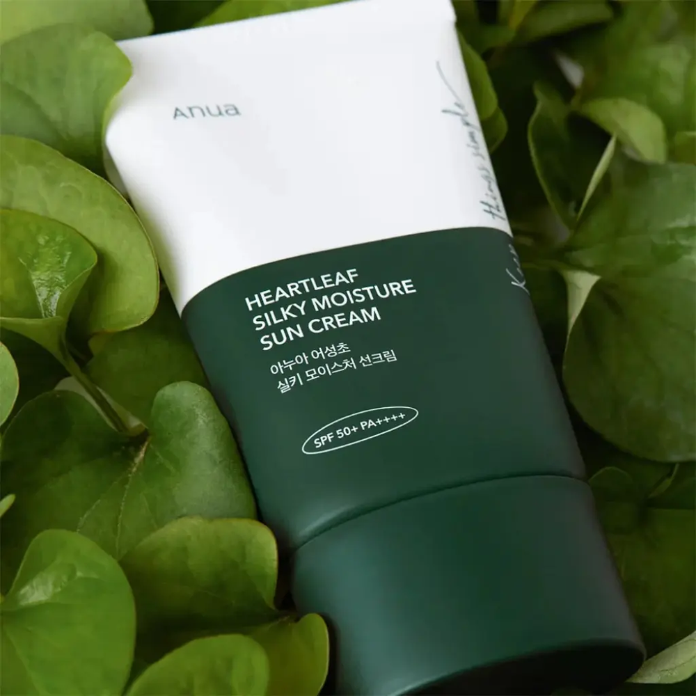 ANUA - Heartleaf Silky Moisture Sun Cream SPF50+ PA++++ 50ml Anua