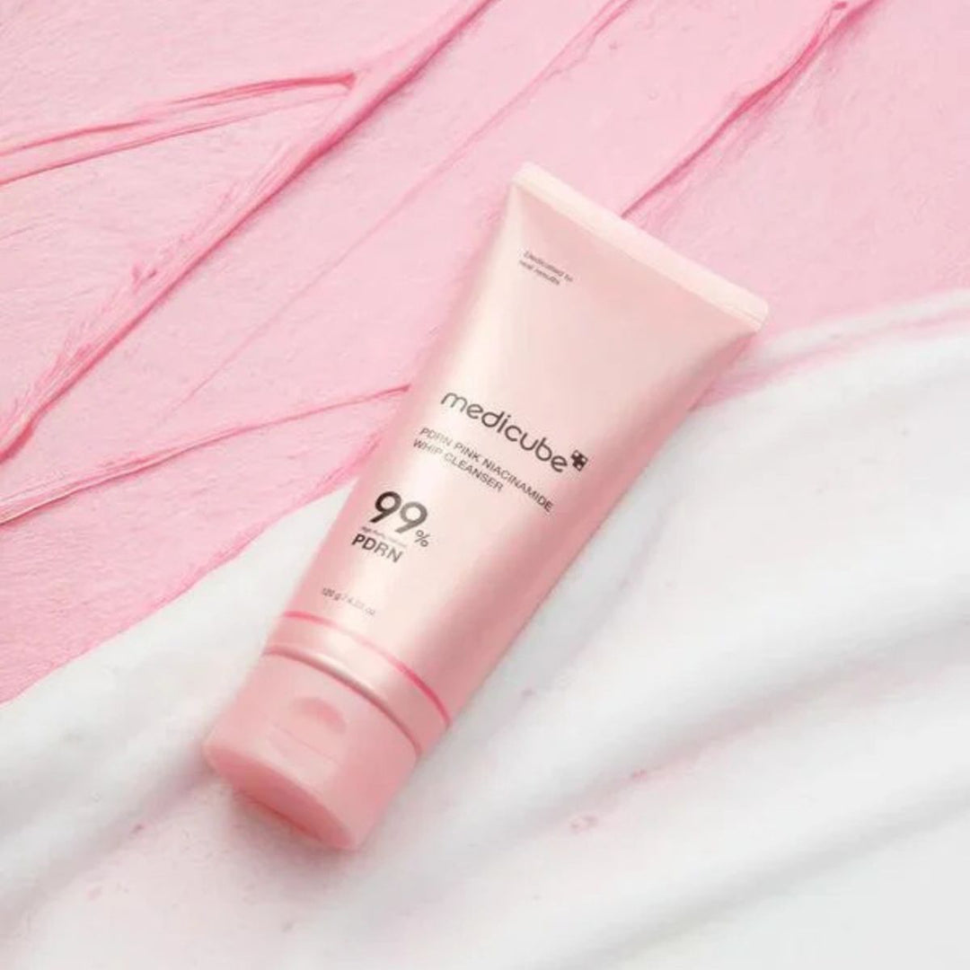 Medicube – PDRN Pink Niacinamide Whip Cleanser 120g