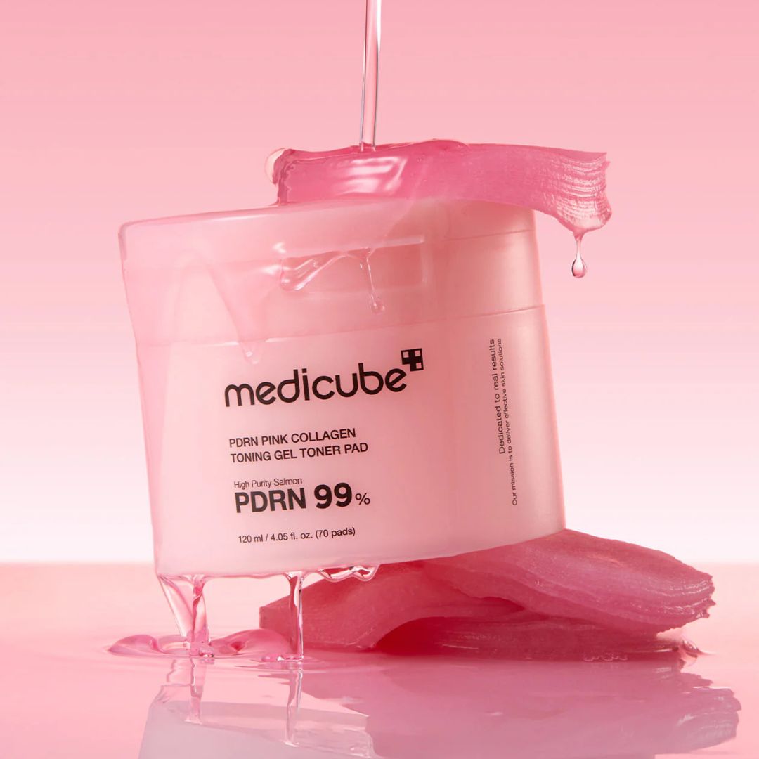 Medicube PDRN Pink Collagen Toning Gel Toner Pad 70ea