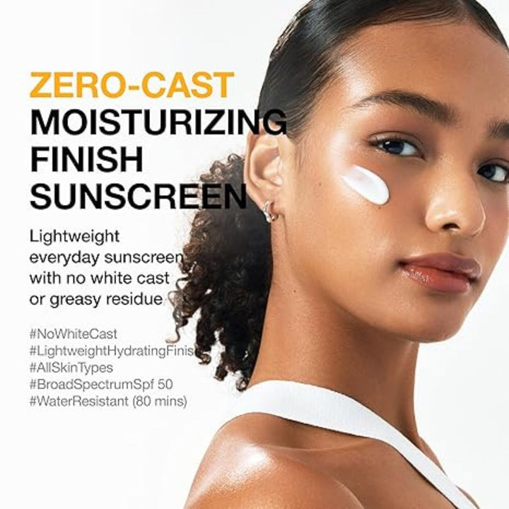 Anua Zero-Cast Moisturizing Finish Sunscreen SPF50+ PA++++ 50ml