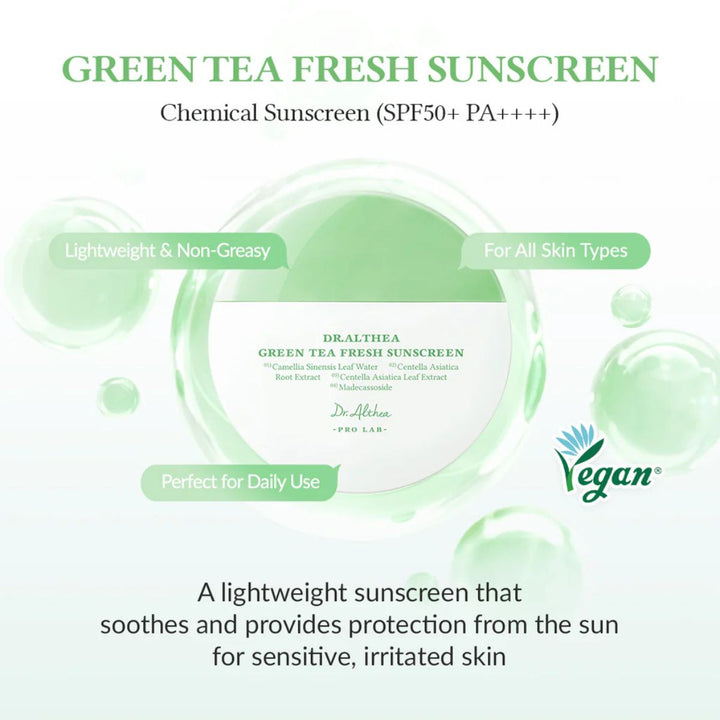 Dr. Althea – Green Tea Fresh Sunscreen 45ml