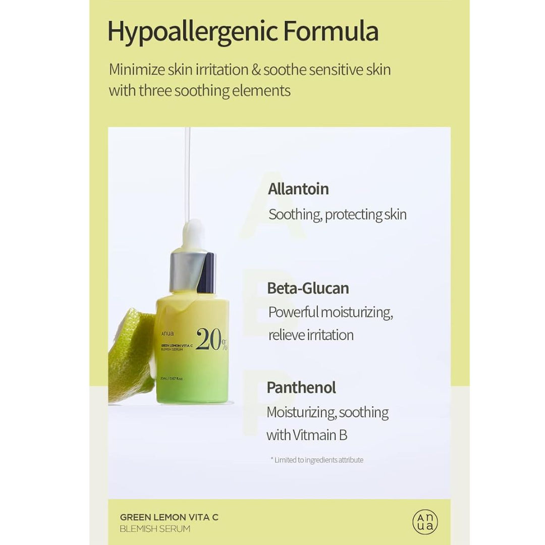 Anua – Green Lemon Vitac Serum 20ml