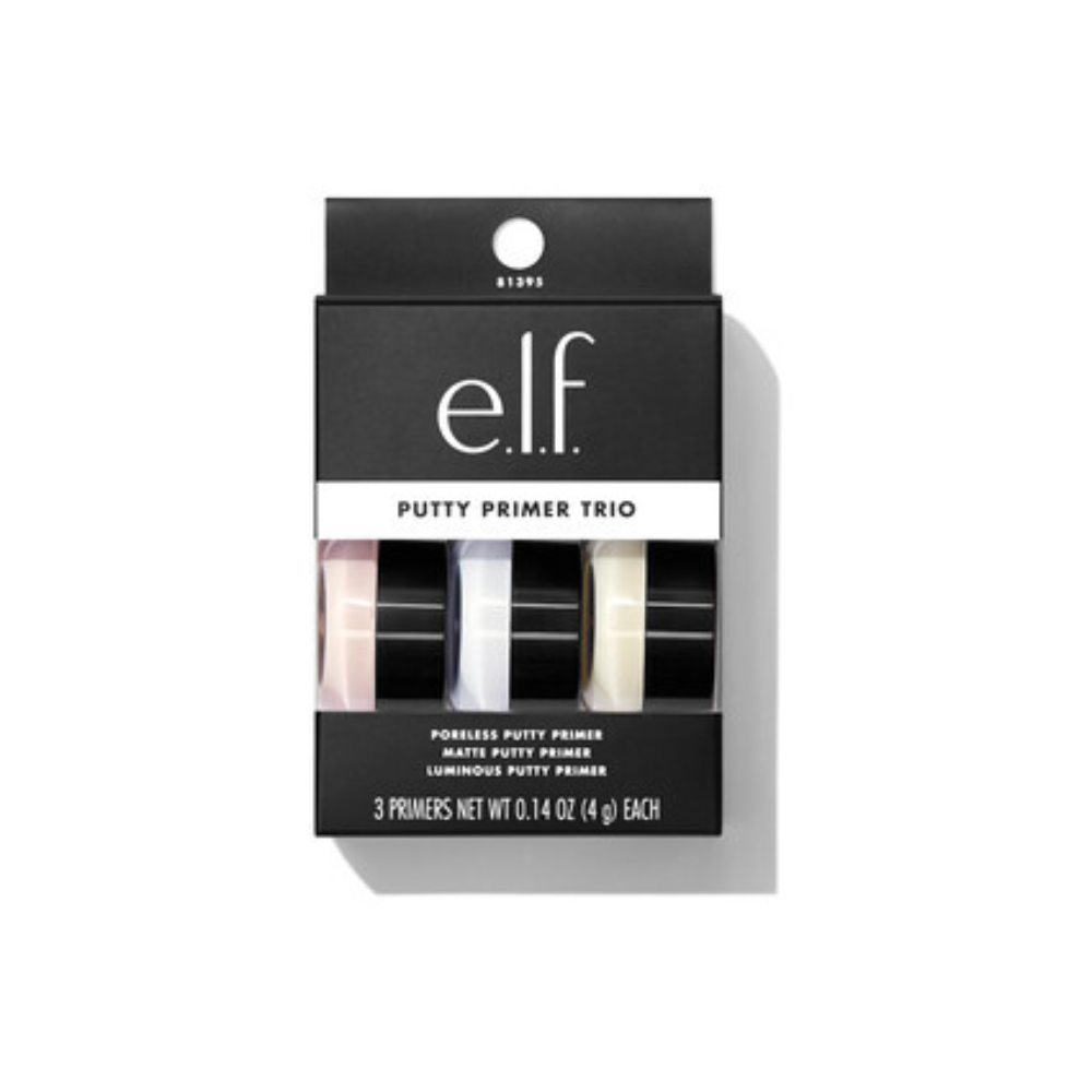 e.l.f. Putty Primer Trio Set – Matte, Luminous & Poreless