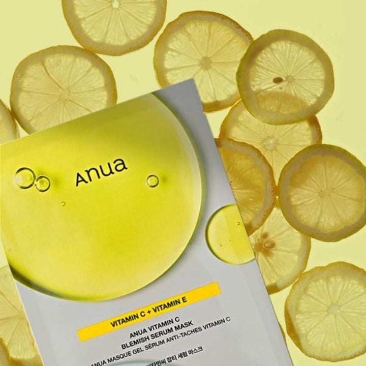 Anua Green Lemon Vita C Blemish Serum Mask (25ml x1ea)