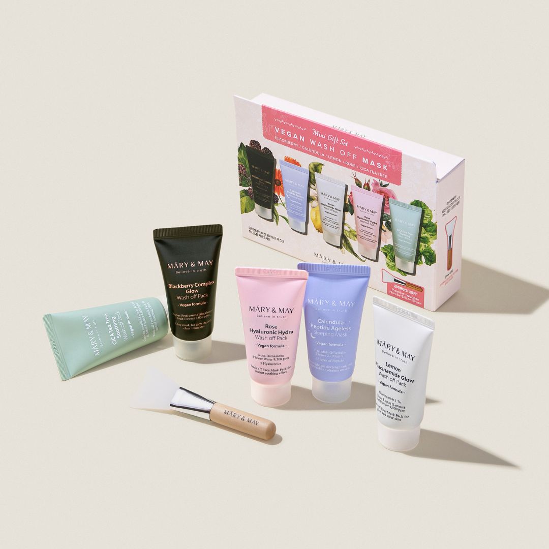 Mary&May Vegan Wash Off Mask Mini Gift Set (30g x5)