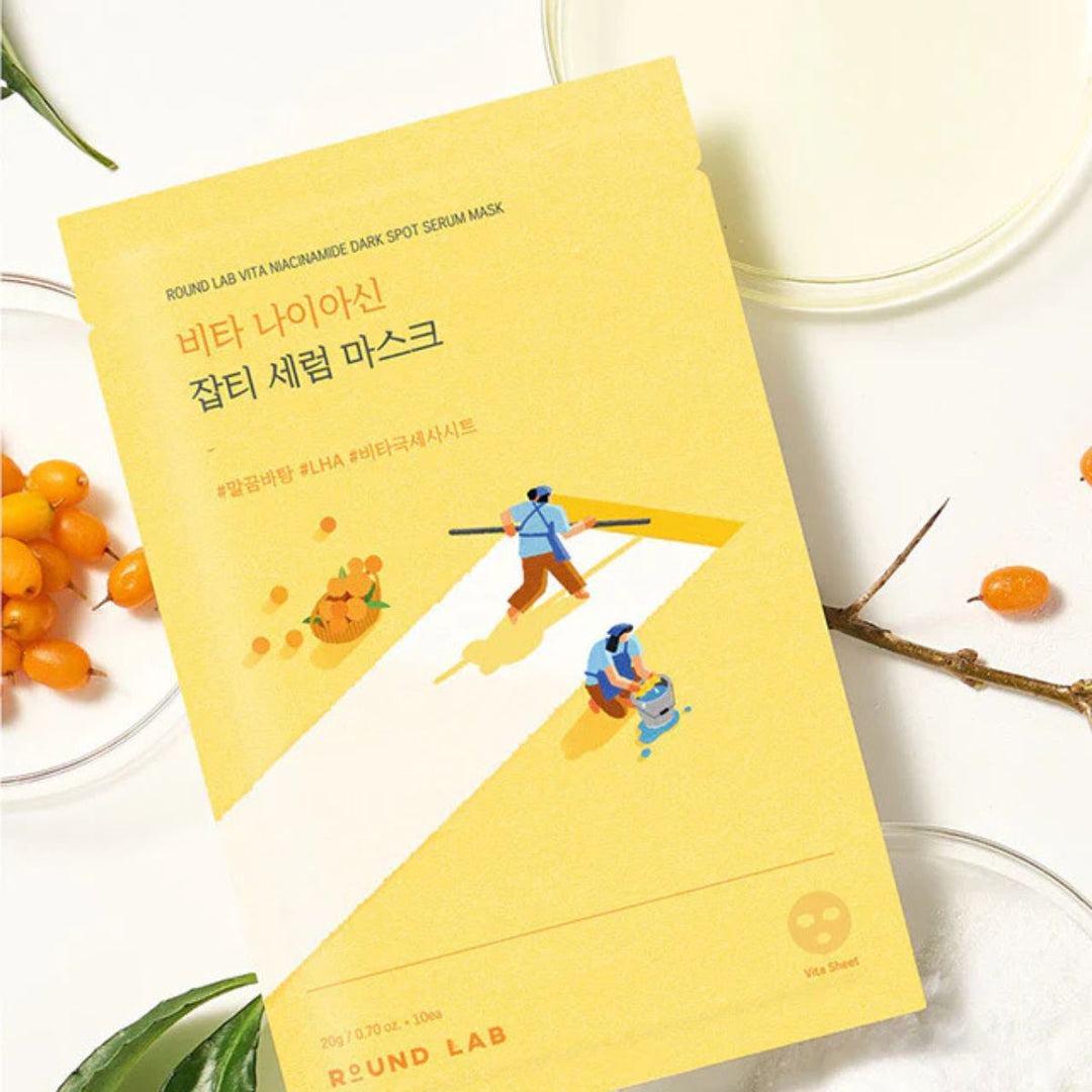 Round Lab - Vita Niacinamide Dark Spot Serum Mask - 20ml