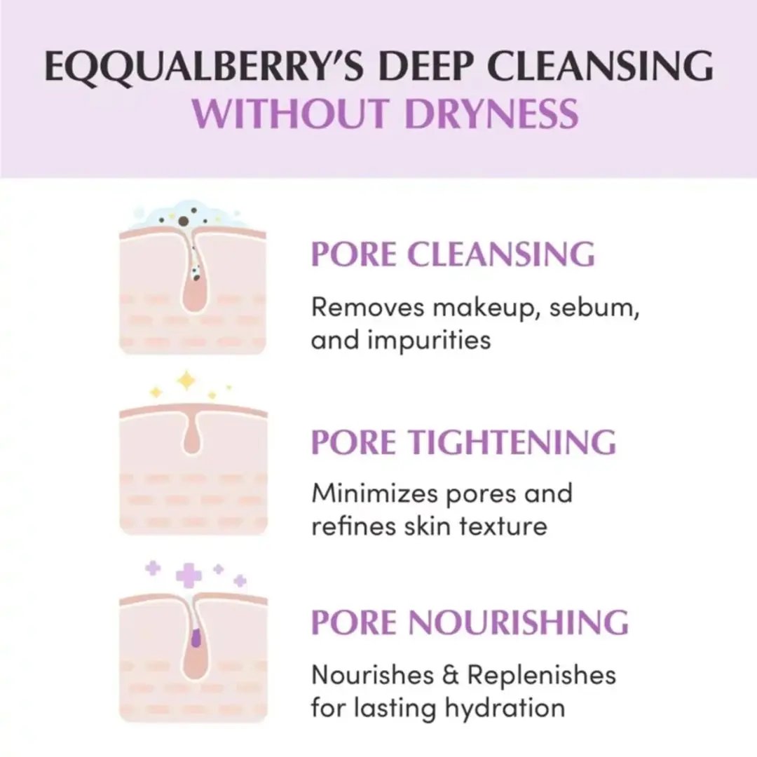EQQUALBERRY - Purple Rice Pore Smoothing Cleansing Oil 200ml EQQUALBERRY