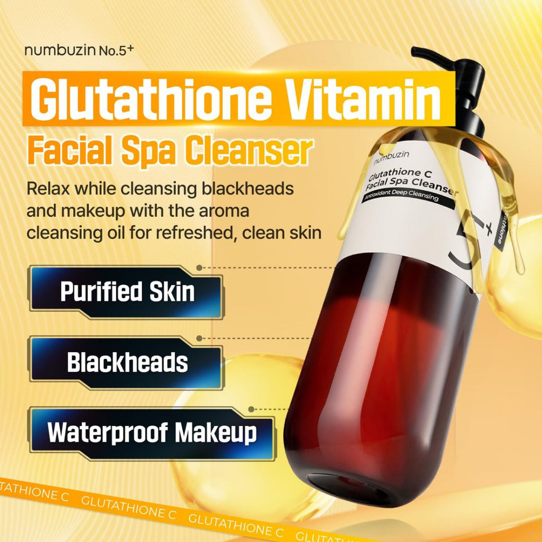 Numbuzin No.5+ Glutathione Vitamin Facial Spa Cleanser 200ml