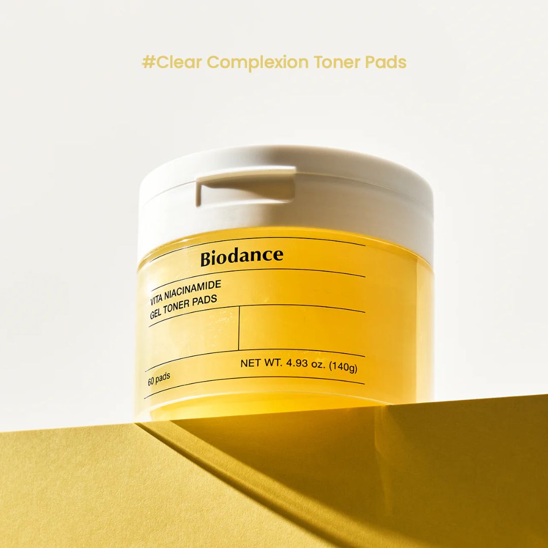 Biodance Vita Niacinamide Gel Toner 60 Pads