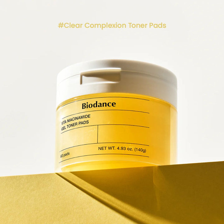 Biodance Vita Niacinamide Gel Toner 60 Pads